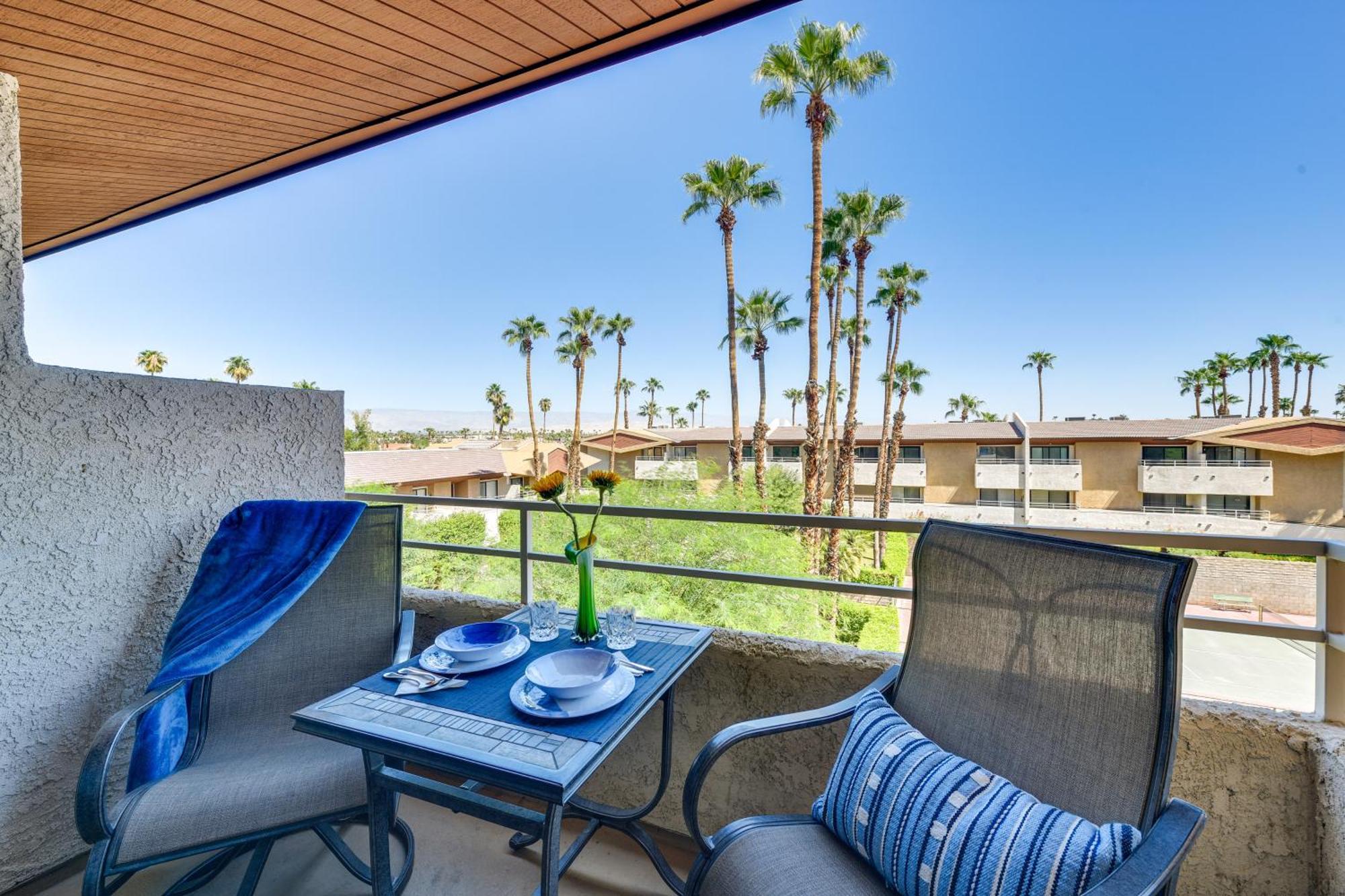 Central Palm Springs Resort Condo With 2 Balconies Exterior foto